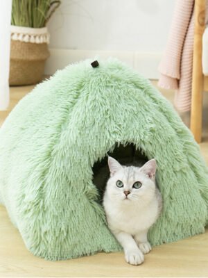 GreenCaveCatBed